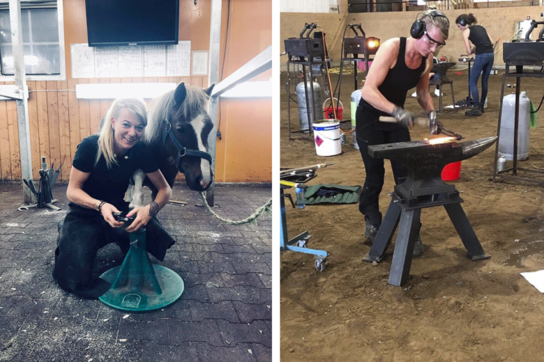 Svenska Carro – första kvinnliga utbildade hovslagaren på Island