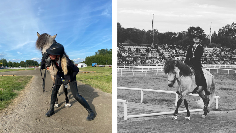 Sabina Svärd skiljs från sin mästerskapshäst