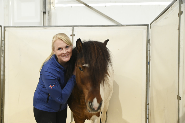 Tyska tränaren Maike Morbach värnar om sits och balans
