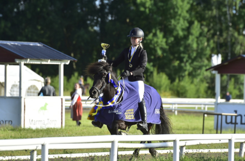 Hrafnhetta frá Hvannstóði till svensk ryttare
