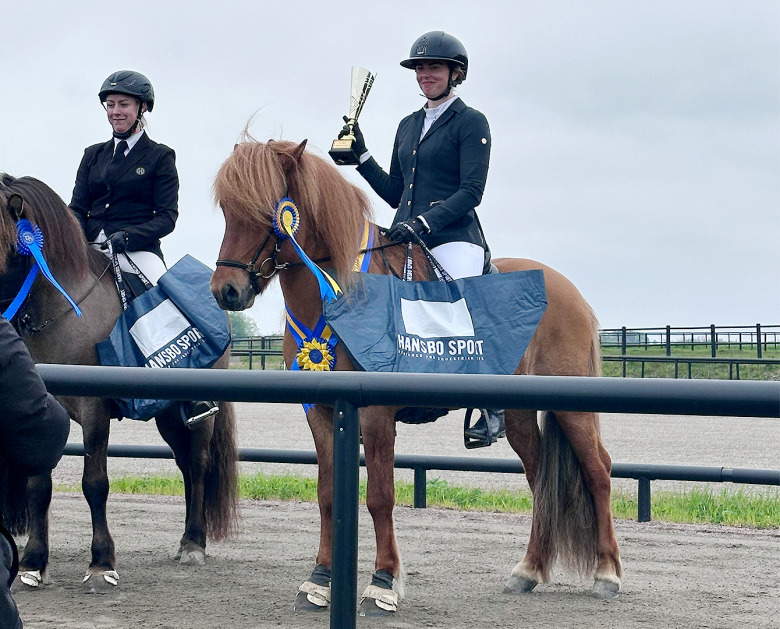 Fick låna häst – vann A-flokken