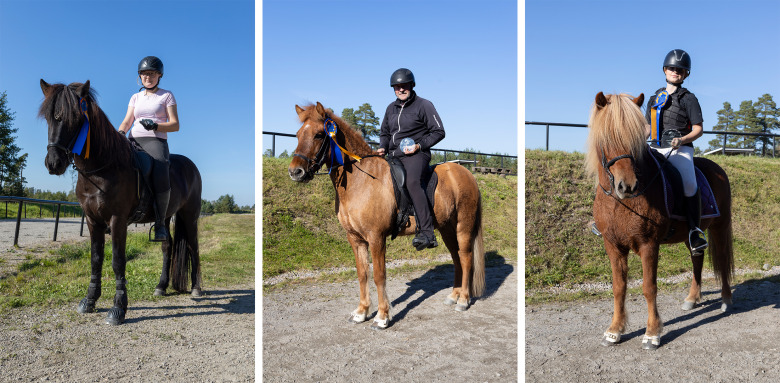 Kappi islandshästförening utsåg tre klubbmästare