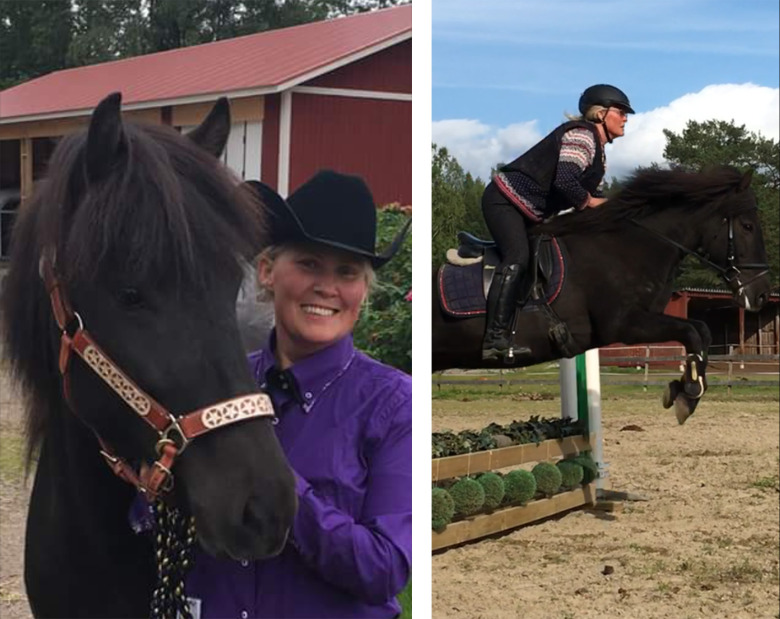 Världens första islandshästekipage med full pott i Horse Agility