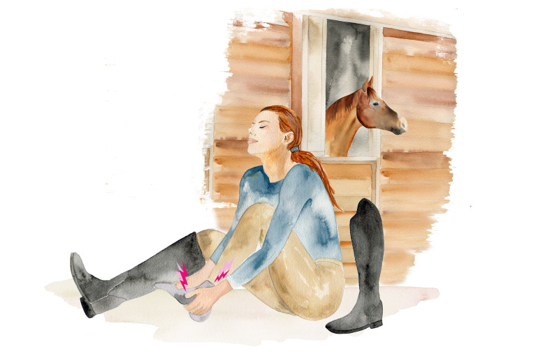 Ischias – ryttarens smärta drabbar hästen