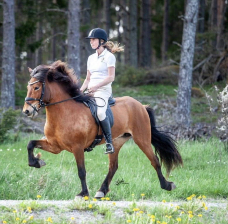 Dubbla segrar – Anna Lindblom drömmer om SM med villiga Tindra