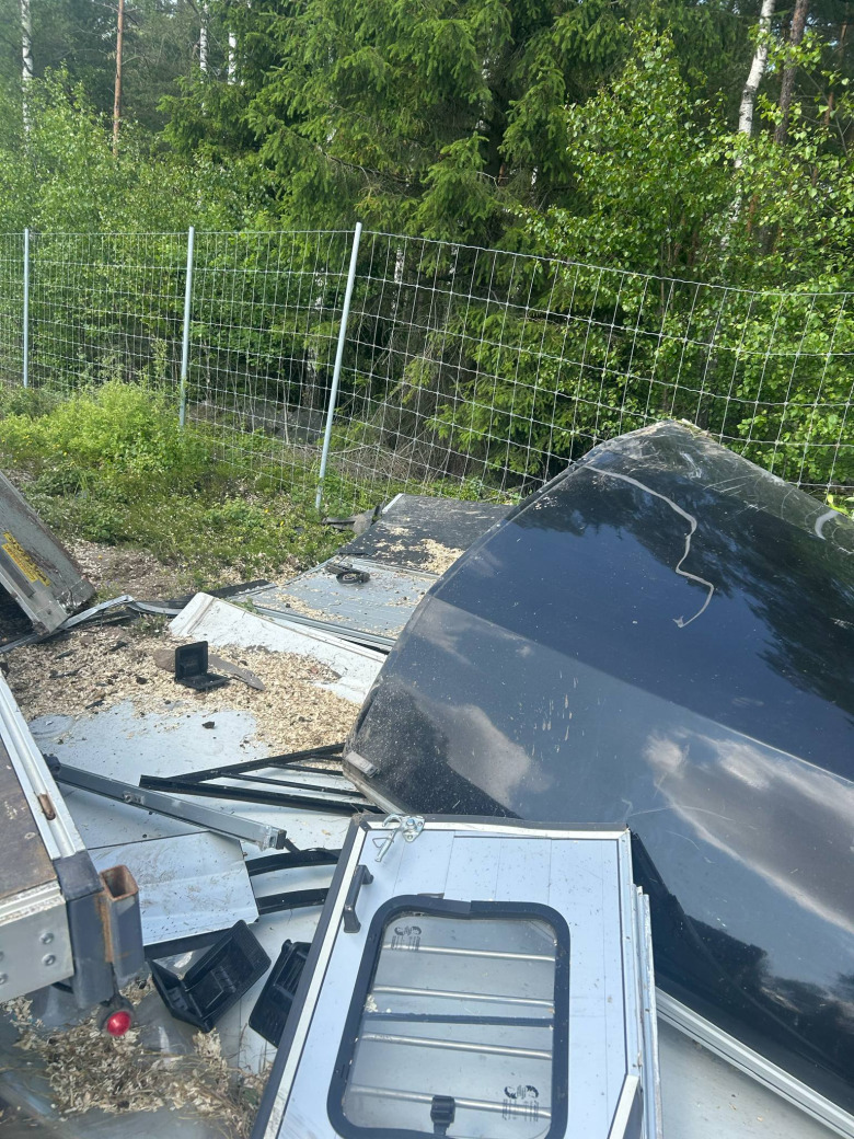 Resan till islandshingsten slutade med en olycka