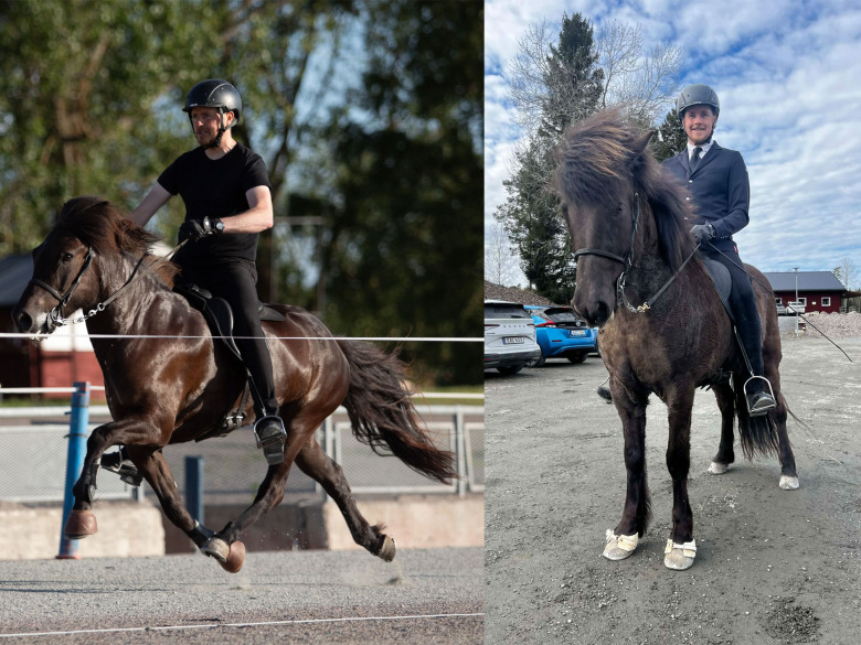 Nya hästar i fokus när Danni och Berglind inledde säsongen på Marma