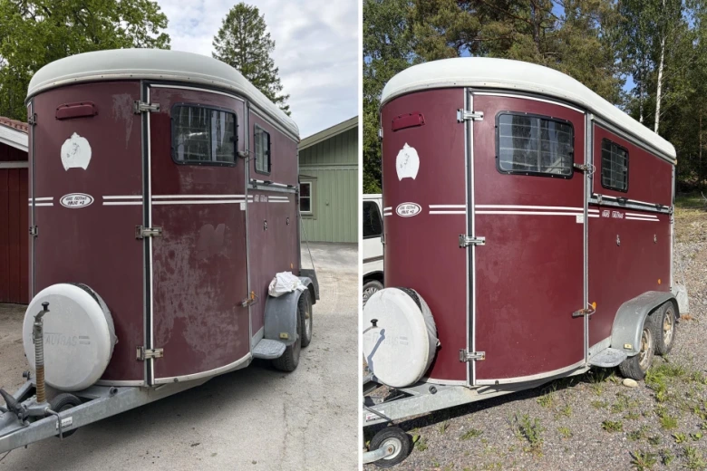 Så förvandlar du det solblekta släpet