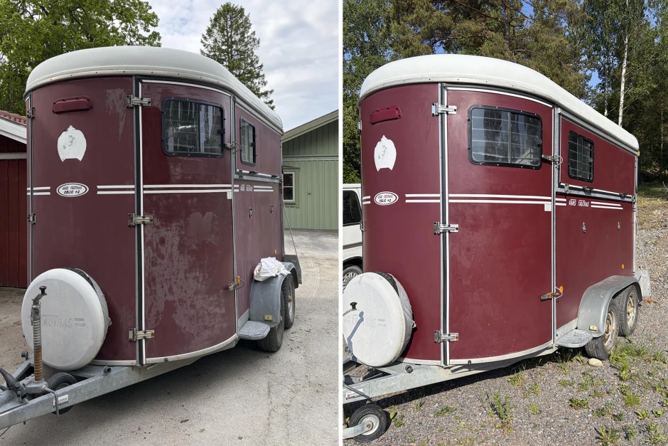 Så förvandlar du det solblekta släpet